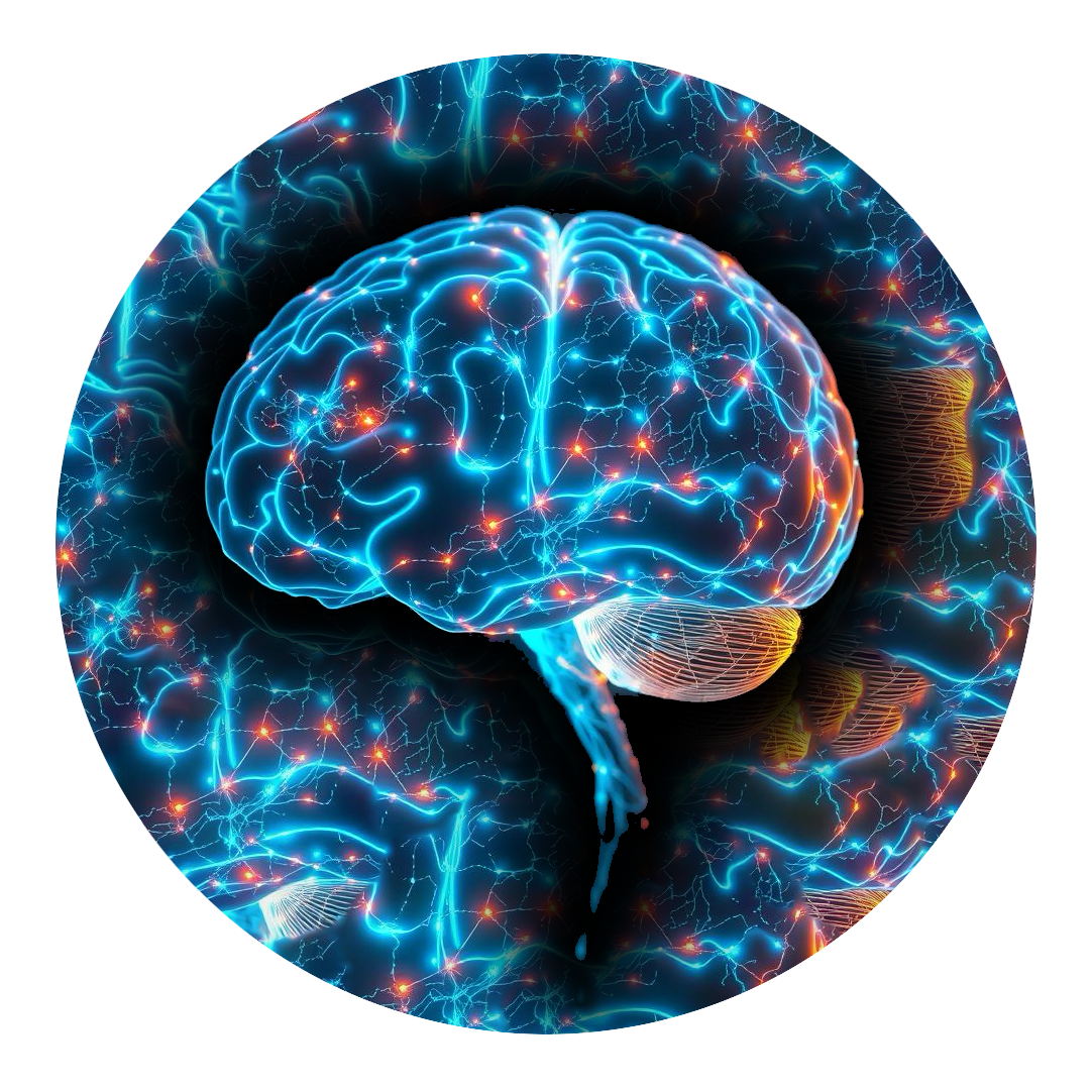 Polyalpha neuromorphic brain logo